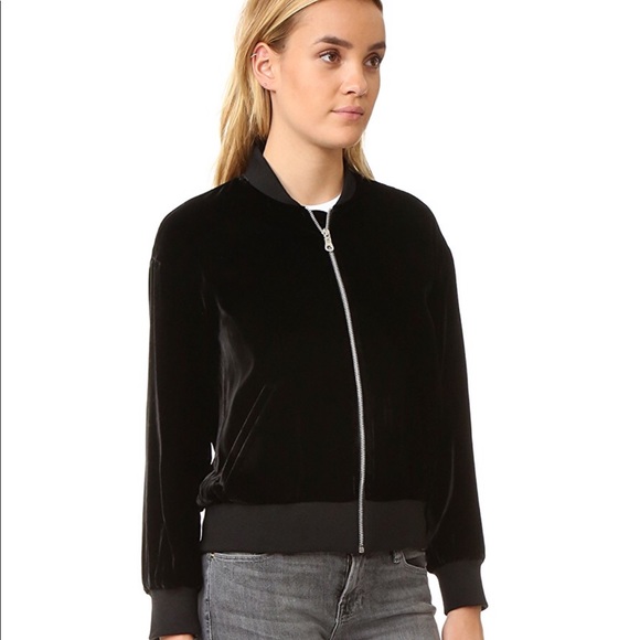 FRAME ATELIER Le velvet bomber jacket - Picture 4 of 4